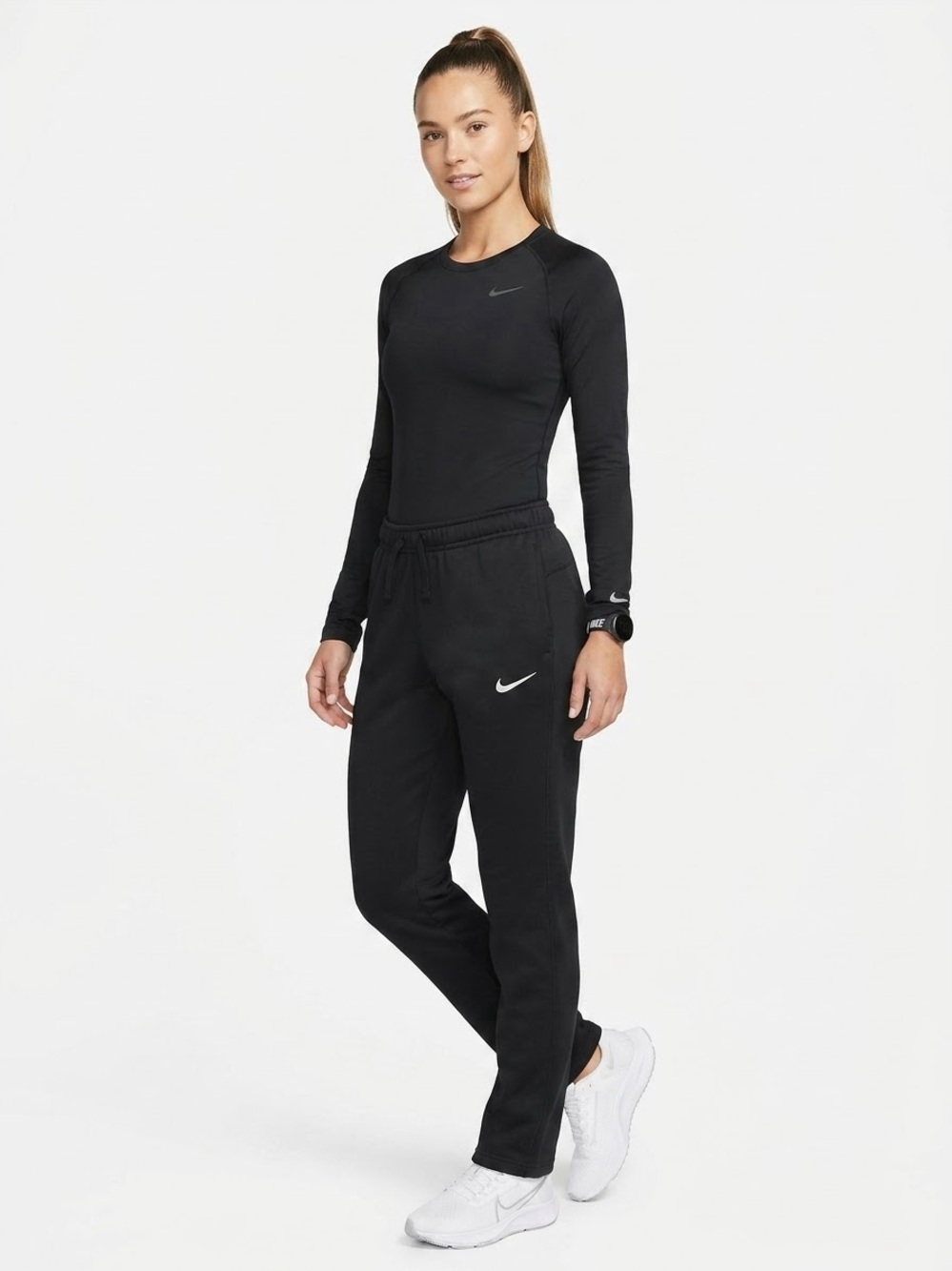 Nike Dri-FIT $55 Therma Fleece Training Sweatpants Black Small